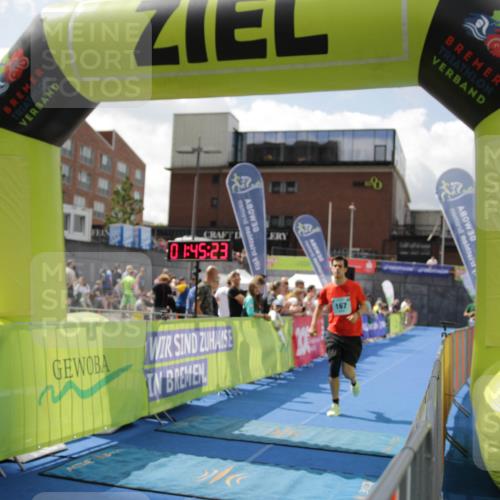 10.08.2025 - GEWOBA Citytriathlon Bremen H.Heesch http://msf.ph/oto/8539220 10.08.2025 11:49:00 Ziel 167 meine-sportfotos.de