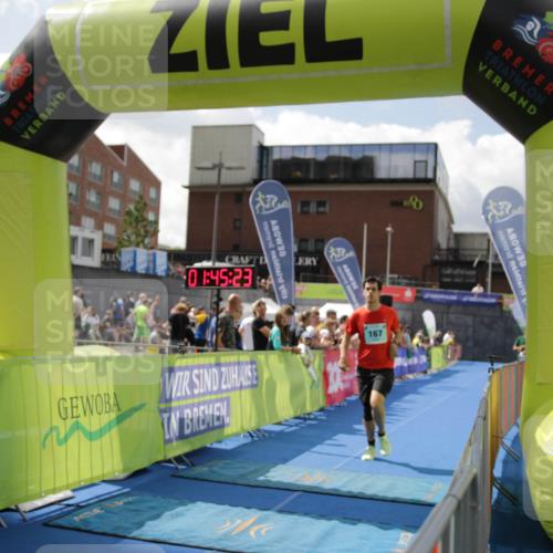 10.08.2025 - GEWOBA Citytriathlon Bremen H.Heesch http://msf.ph/oto/8539221 10.08.2025 11:49:00 Ziel 167 meine-sportfotos.de