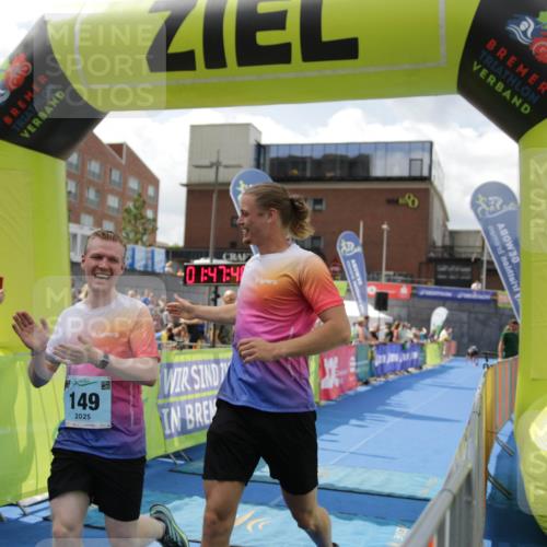 10.08.2025 - GEWOBA Citytriathlon Bremen H.Heesch http://msf.ph/oto/8539240 10.08.2025 11:51:17 Ziel 149, 361 meine-sportfotos.de