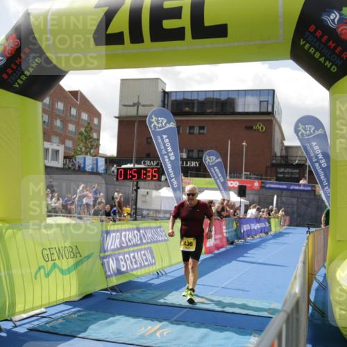 10.08.2025 - GEWOBA Citytriathlon Bremen H.Heesch http://msf.ph/oto/8539247 10.08.2025 11:55:12 Ziel  meine-sportfotos.de