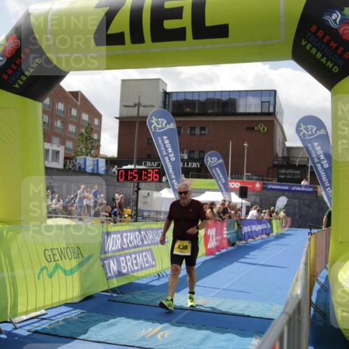 10.08.2025 - GEWOBA Citytriathlon Bremen H.Heesch http://msf.ph/oto/8539250 10.08.2025 11:55:12 Ziel  meine-sportfotos.de