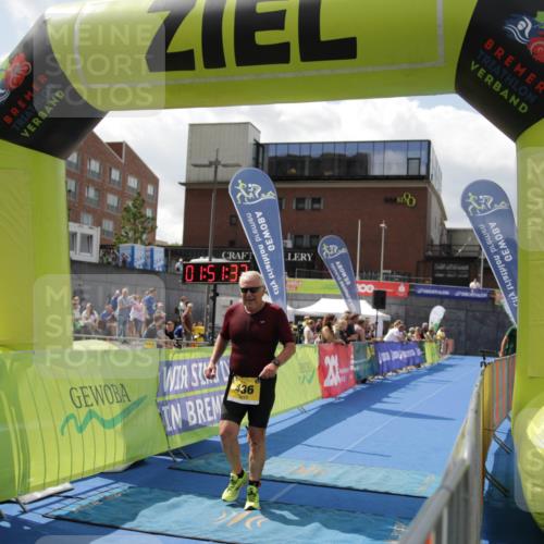 10.08.2025 - GEWOBA Citytriathlon Bremen H.Heesch http://msf.ph/oto/8539252 10.08.2025 11:55:13 Ziel 436 meine-sportfotos.de