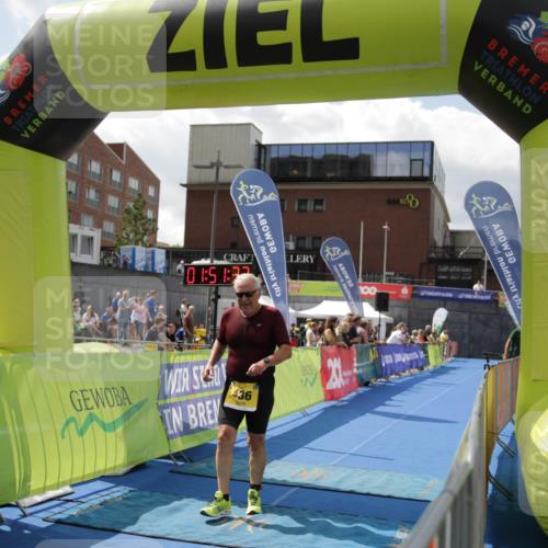 10.08.2025 - GEWOBA Citytriathlon Bremen H.Heesch http://msf.ph/oto/8539253 10.08.2025 11:55:13 Ziel 436 meine-sportfotos.de