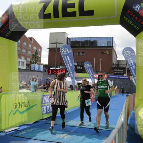 10.08.2025 - GEWOBA Citytriathlon Bremen H.Heesch http://msf.ph/oto/8539259 10.08.2025 11:56:45 Ziel 177 meine-sportfotos.de