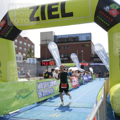 10.08.2025 - GEWOBA Citytriathlon Bremen H.Heesch http://msf.ph/oto/8539495 10.08.2025 14:31:04 Ziel 862, 969 meine-sportfotos.de