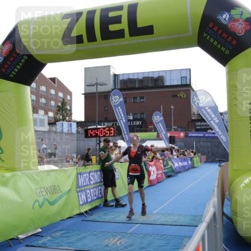 10.08.2025 - GEWOBA Citytriathlon Bremen H.Heesch http://msf.ph/oto/8539515 10.08.2025 14:40:52 Ziel 968 meine-sportfotos.de
