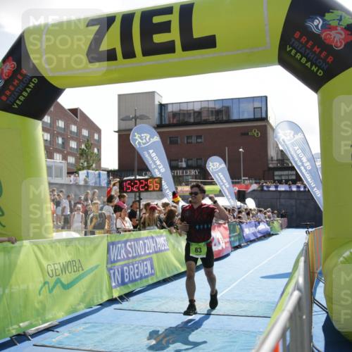 10.08.2025 - GEWOBA Citytriathlon Bremen H.Heesch http://msf.ph/oto/8539670 10.08.2025 15:22:55 Ziel 63, 108, 213 meine-sportfotos.de