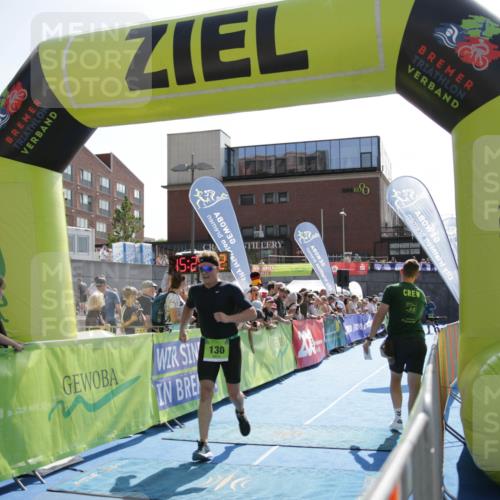 10.08.2025 - GEWOBA Citytriathlon Bremen H.Heesch http://msf.ph/oto/8539707 10.08.2025 15:26:10 Ziel 29, 130, 205, 303, 404 meine-sportfotos.de