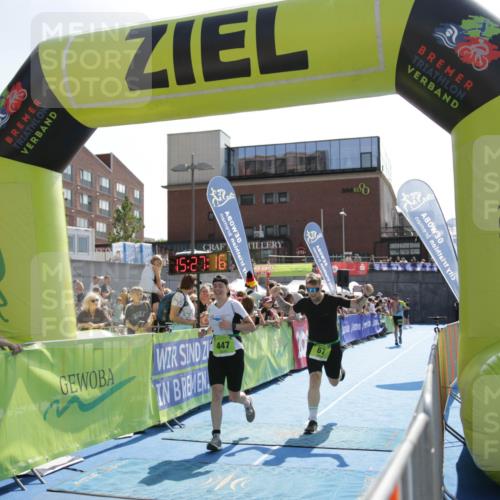 10.08.2025 - GEWOBA Citytriathlon Bremen H.Heesch http://msf.ph/oto/8539716 10.08.2025 15:27:15 Ziel 103, 447 meine-sportfotos.de