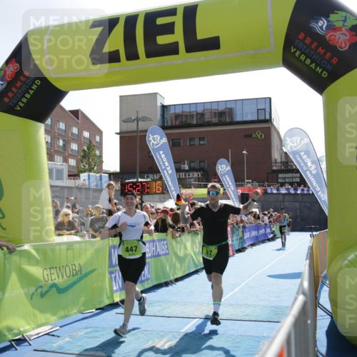 10.08.2025 - GEWOBA Citytriathlon Bremen H.Heesch http://msf.ph/oto/8539717 10.08.2025 15:27:15 Ziel 103, 447 meine-sportfotos.de