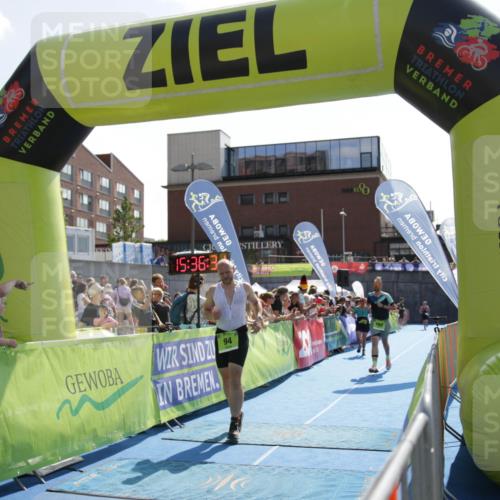 10.08.2025 - GEWOBA Citytriathlon Bremen H.Heesch http://msf.ph/oto/8539799 10.08.2025 15:36:30 Ziel 163 meine-sportfotos.de