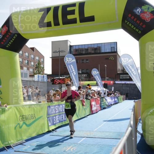 10.08.2025 - GEWOBA Citytriathlon Bremen H.Heesch http://msf.ph/oto/8539871 10.08.2025 15:46:33 Ziel 430 meine-sportfotos.de