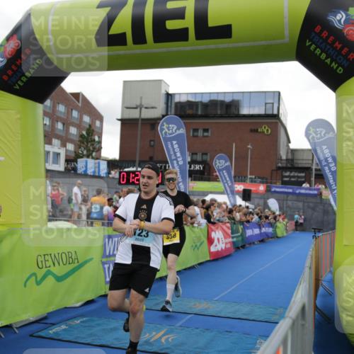 10.08.2025 - GEWOBA Citytriathlon Bremen H.Heesch http://msf.ph/oto/8539962 10.08.2025 11:33:10 Ziel 1, 123, 358, 421 meine-sportfotos.de