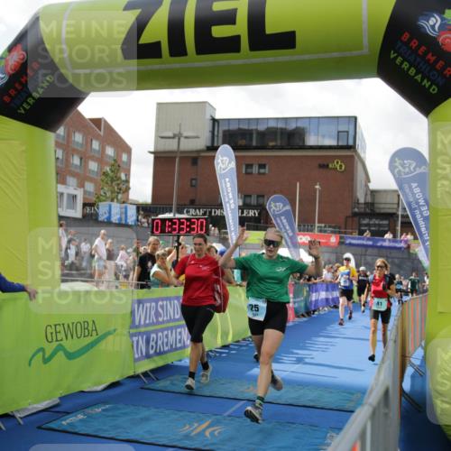 10.08.2025 - GEWOBA Citytriathlon Bremen H.Heesch http://msf.ph/oto/8539993 10.08.2025 11:37:07 Ziel 41, 461, 504 meine-sportfotos.de