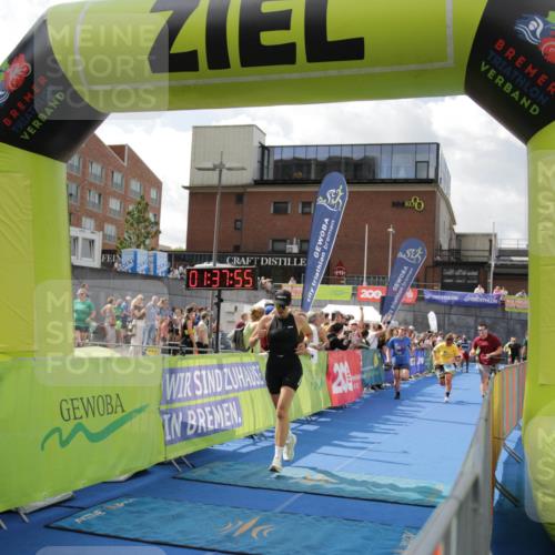 10.08.2025 - GEWOBA Citytriathlon Bremen H.Heesch http://msf.ph/oto/8540036 10.08.2025 11:41:32 Ziel 444 meine-sportfotos.de