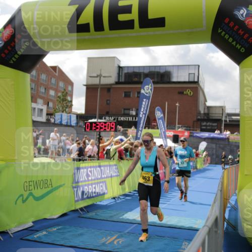 10.08.2025 - GEWOBA Citytriathlon Bremen H.Heesch http://msf.ph/oto/8540296 10.08.2025 11:42:46 Ziel 53, 139, 447, 463 meine-sportfotos.de