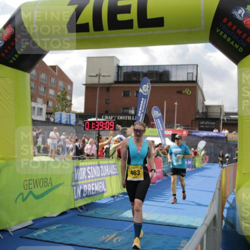 10.08.2025 - GEWOBA Citytriathlon Bremen H.Heesch http://msf.ph/oto/8540298 10.08.2025 11:42:46 Ziel 53, 139, 447, 463 meine-sportfotos.de
