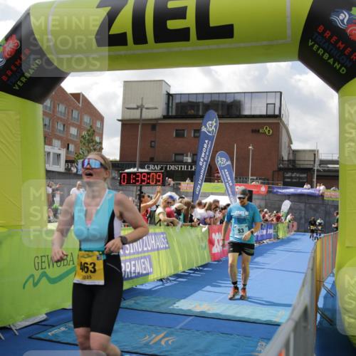 10.08.2025 - GEWOBA Citytriathlon Bremen H.Heesch http://msf.ph/oto/8540304 10.08.2025 11:42:46 Ziel 53, 139, 447, 463 meine-sportfotos.de