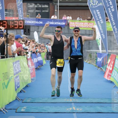 10.08.2025 - GEWOBA Citytriathlon Bremen H.Heesch http://msf.ph/oto/8548668 10.08.2025 11:35:20 Ziel 69, 379, 384 meine-sportfotos.de