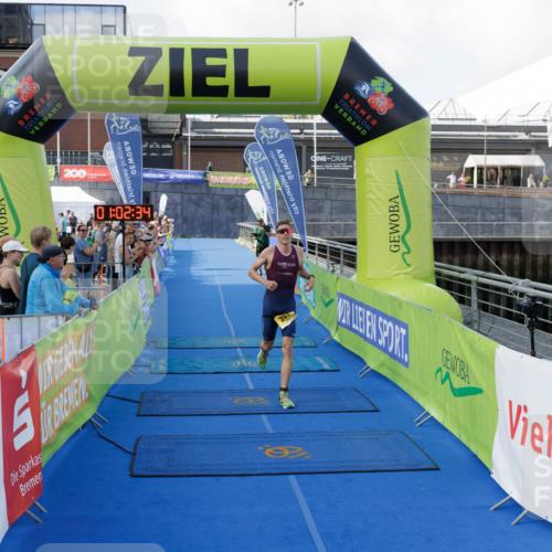 10.08.2025 - GEWOBA Citytriathlon Bremen H.Heesch http://msf.ph/oto/8551923 10.08.2025 11:06:16 Ziel 391 meine-sportfotos.de