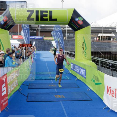 10.08.2025 - GEWOBA Citytriathlon Bremen H.Heesch http://msf.ph/oto/8551933 10.08.2025 11:06:16 Ziel 391 meine-sportfotos.de