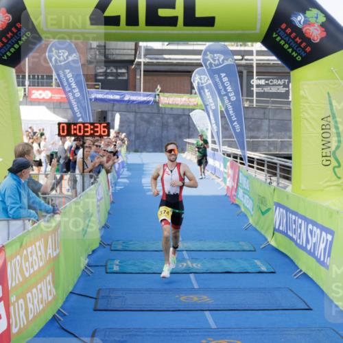 10.08.2025 - GEWOBA Citytriathlon Bremen H.Heesch http://msf.ph/oto/8551969 10.08.2025 11:07:18 Ziel 374 meine-sportfotos.de