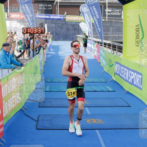 10.08.2025 - GEWOBA Citytriathlon Bremen H.Heesch http://msf.ph/oto/8551985 10.08.2025 11:07:19 Ziel 374 meine-sportfotos.de