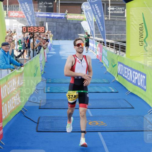 10.08.2025 - GEWOBA Citytriathlon Bremen H.Heesch http://msf.ph/oto/8551991 10.08.2025 11:07:19 Ziel 374 meine-sportfotos.de