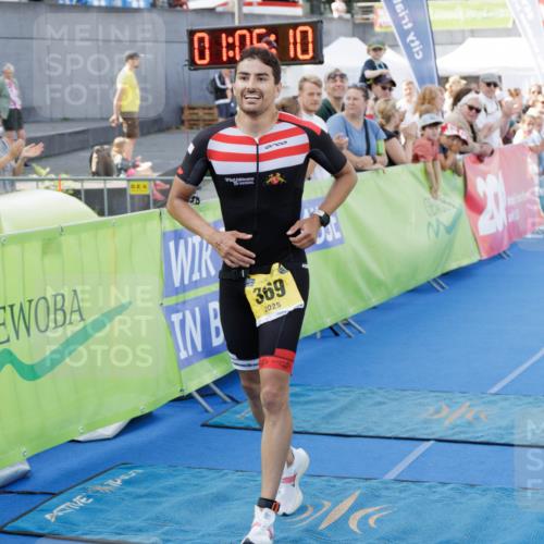 10.08.2025 - GEWOBA Citytriathlon Bremen H.Heesch http://msf.ph/oto/8552013 10.08.2025 11:09:52 Ziel 369 meine-sportfotos.de