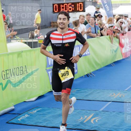 10.08.2025 - GEWOBA Citytriathlon Bremen H.Heesch http://msf.ph/oto/8552022 10.08.2025 11:09:52 Ziel 369 meine-sportfotos.de