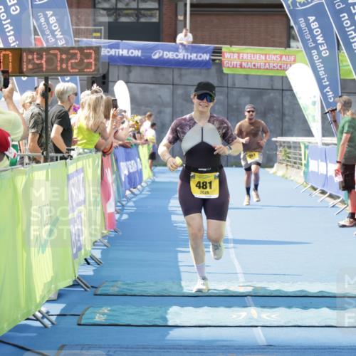 10.08.2025 - GEWOBA Citytriathlon Bremen H.Heesch http://msf.ph/oto/8552028 10.08.2025 11:51:04 Ziel 481 meine-sportfotos.de