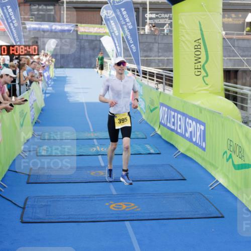 10.08.2025 - GEWOBA Citytriathlon Bremen H.Heesch http://msf.ph/oto/8552052 10.08.2025 11:12:21 Ziel 395 meine-sportfotos.de