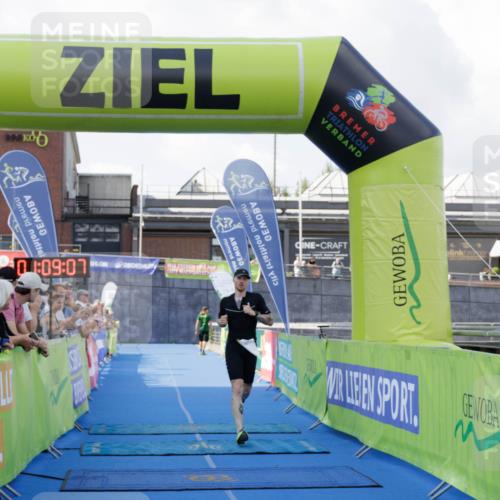 10.08.2025 - GEWOBA Citytriathlon Bremen H.Heesch http://msf.ph/oto/8552120 10.08.2025 11:12:48 Ziel 368 meine-sportfotos.de