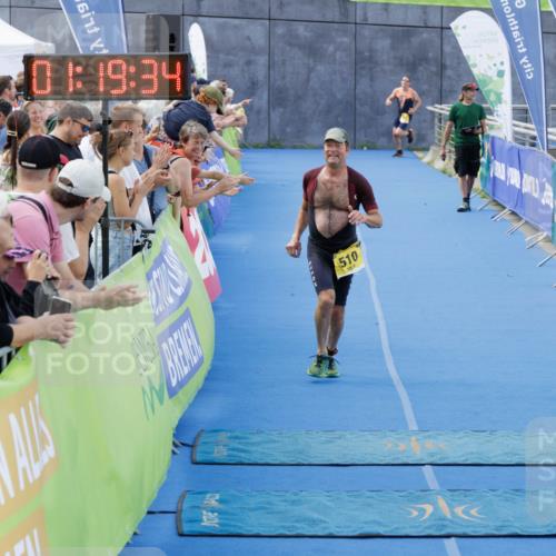 10.08.2025 - GEWOBA Citytriathlon Bremen H.Heesch http://msf.ph/oto/8552506 10.08.2025 11:23:16 Ziel 510 meine-sportfotos.de