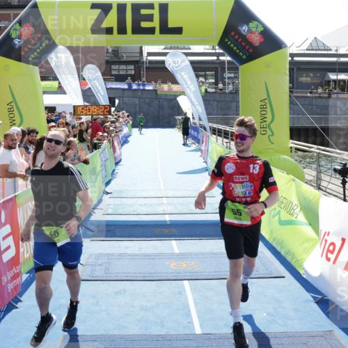10.08.2025 - GEWOBA Citytriathlon Bremen H.Heesch http://msf.ph/oto/8553038 10.08.2025 15:09:26 Ziel 55, 66, 79 meine-sportfotos.de