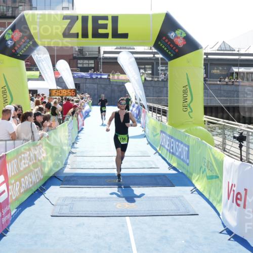 10.08.2025 - GEWOBA Citytriathlon Bremen H.Heesch http://msf.ph/oto/8553067 10.08.2025 15:10:00 Ziel 118, 155 meine-sportfotos.de