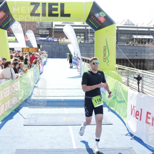10.08.2025 - GEWOBA Citytriathlon Bremen H.Heesch http://msf.ph/oto/8553096 10.08.2025 15:10:06 Ziel 118, 155 meine-sportfotos.de