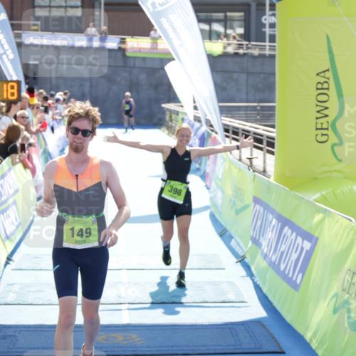 10.08.2025 - GEWOBA Citytriathlon Bremen H.Heesch http://msf.ph/oto/8553291 10.08.2025 15:44:22 Ziel 149, 398, 519 meine-sportfotos.de