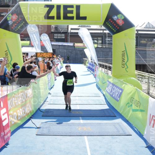 10.08.2025 - GEWOBA Citytriathlon Bremen H.Heesch http://msf.ph/oto/8553424 10.08.2025 15:45:30 Ziel 438 meine-sportfotos.de