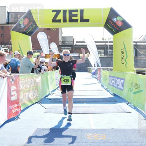 10.08.2025 - GEWOBA Citytriathlon Bremen H.Heesch http://msf.ph/oto/8553525 10.08.2025 15:46:38 Ziel 412, 430 meine-sportfotos.de