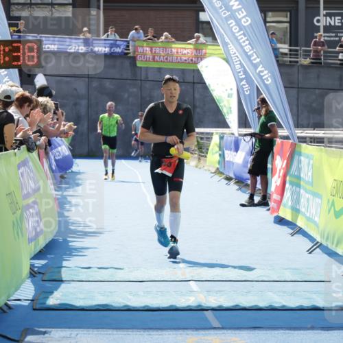 10.08.2025 - GEWOBA Citytriathlon Bremen H.Heesch http://msf.ph/oto/8553645 10.08.2025 14:01:41 Ziel 846 meine-sportfotos.de