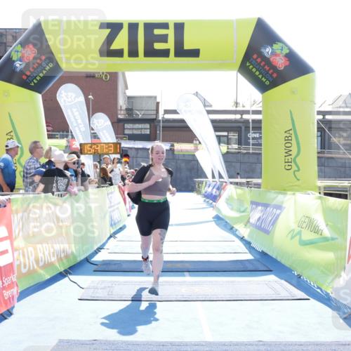 10.08.2025 - GEWOBA Citytriathlon Bremen H.Heesch http://msf.ph/oto/8553670 10.08.2025 15:47:35 Ziel 354 meine-sportfotos.de
