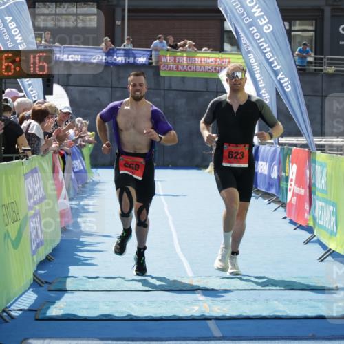 10.08.2025 - GEWOBA Citytriathlon Bremen H.Heesch http://msf.ph/oto/8554098 10.08.2025 14:06:20 Ziel 605, 623, 660 meine-sportfotos.de