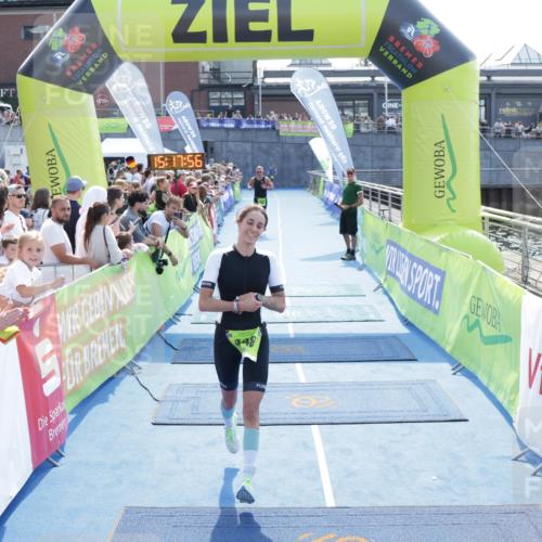 10.08.2025 - GEWOBA Citytriathlon Bremen H.Heesch http://msf.ph/oto/8554238 10.08.2025 15:18:00 Ziel 235, 446 meine-sportfotos.de