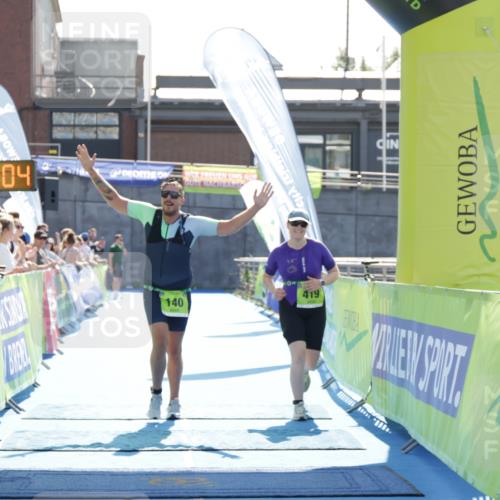 10.08.2025 - GEWOBA Citytriathlon Bremen H.Heesch http://msf.ph/oto/8554535 10.08.2025 15:51:08 Ziel 140, 419, 421 meine-sportfotos.de