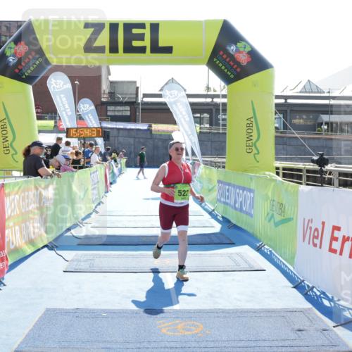 10.08.2025 - GEWOBA Citytriathlon Bremen H.Heesch http://msf.ph/oto/8555065 10.08.2025 15:54:41 Ziel 522 meine-sportfotos.de