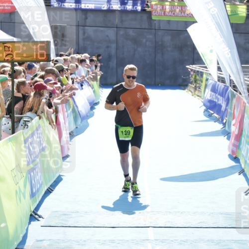 10.08.2025 - GEWOBA Citytriathlon Bremen H.Heesch http://msf.ph/oto/8555110 10.08.2025 15:22:20 Ziel 139 meine-sportfotos.de