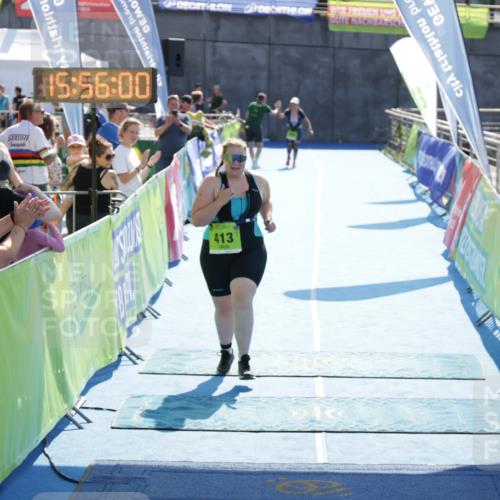 10.08.2025 - GEWOBA Citytriathlon Bremen H.Heesch http://msf.ph/oto/8555123 10.08.2025 15:56:04 Ziel 413 meine-sportfotos.de