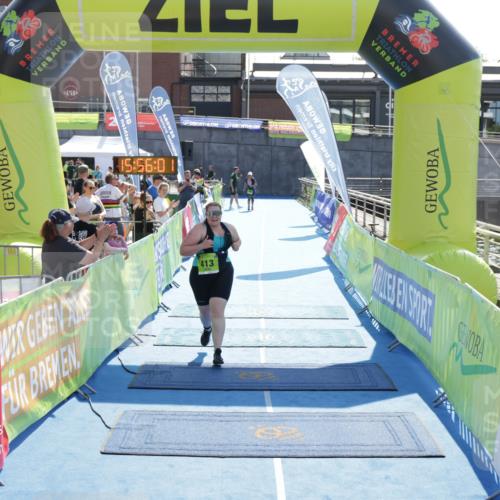 10.08.2025 - GEWOBA Citytriathlon Bremen H.Heesch http://msf.ph/oto/8555136 10.08.2025 15:56:05 Ziel 413 meine-sportfotos.de