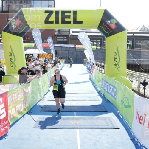 10.08.2025 - GEWOBA Citytriathlon Bremen H.Heesch http://msf.ph/oto/8555159 10.08.2025 15:56:06 Ziel 413 meine-sportfotos.de